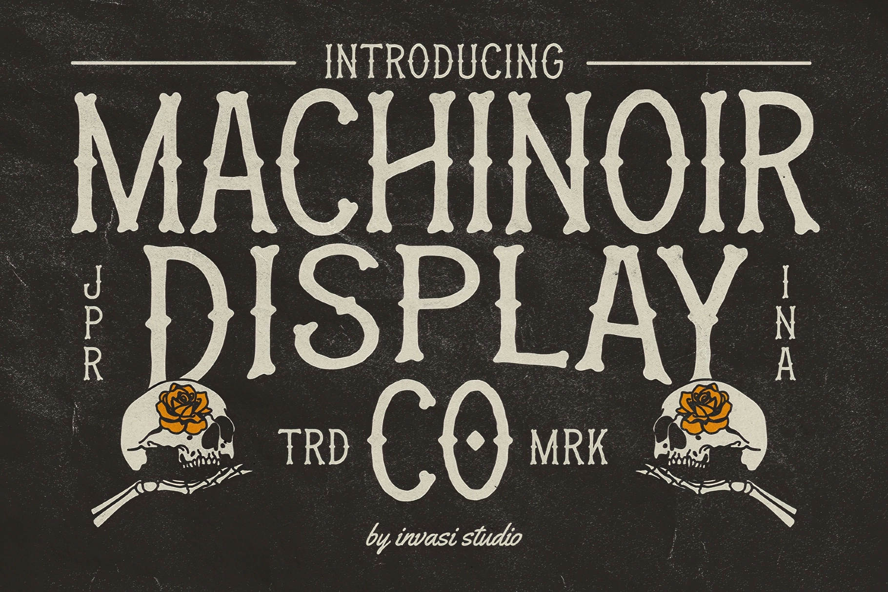 Machinoir – Vintage Display Font