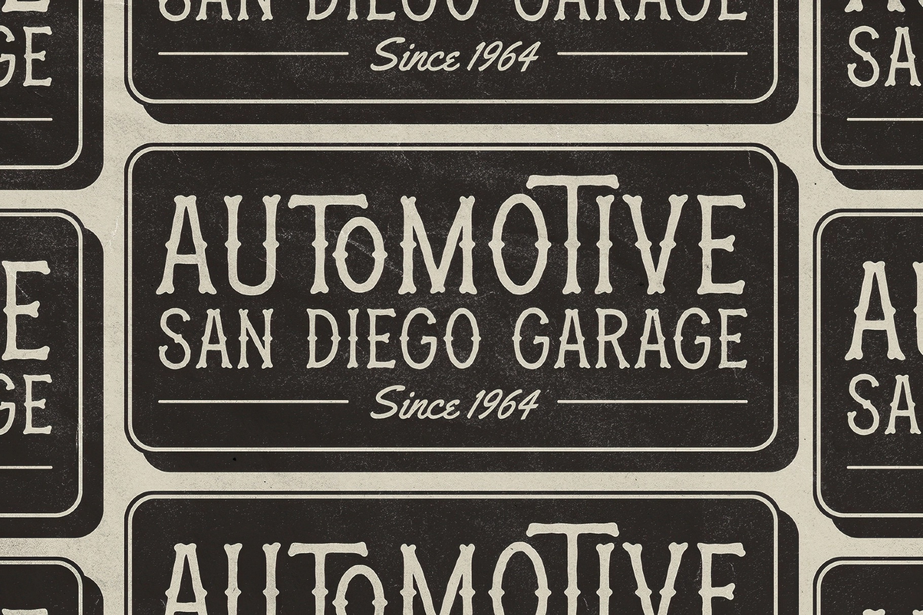Machinoir – Vintage Display Font