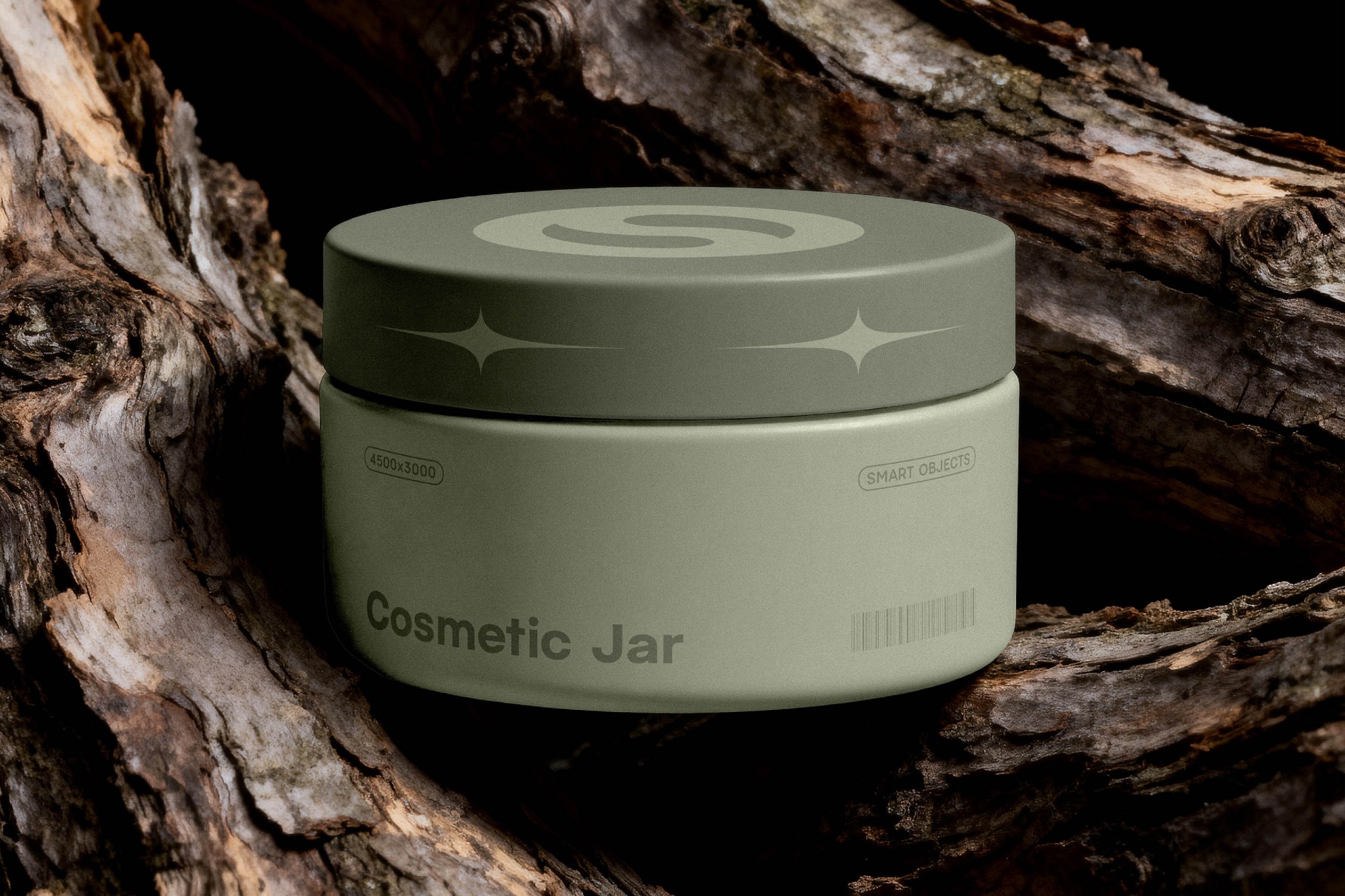 Cosmetic Jar Mockup