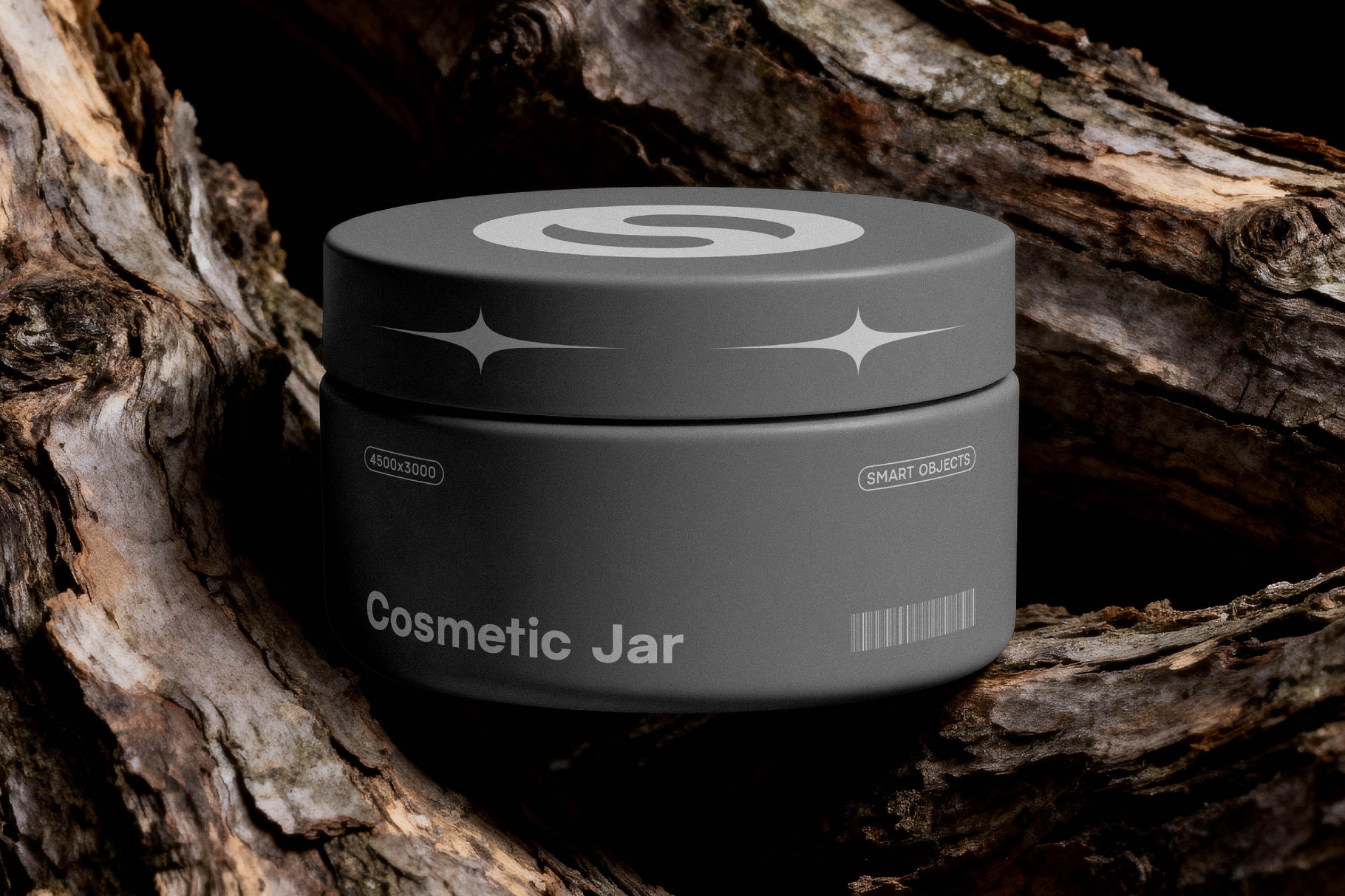Cosmetic Jar Mockup