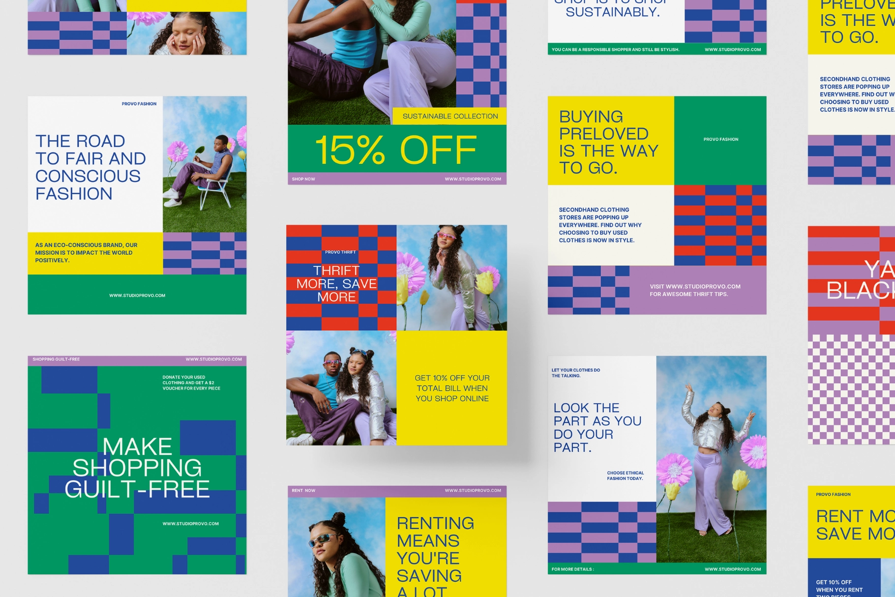 Sustainable Fashion Social Media Pack