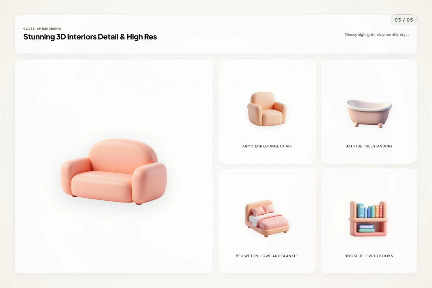 3D Interior Icons