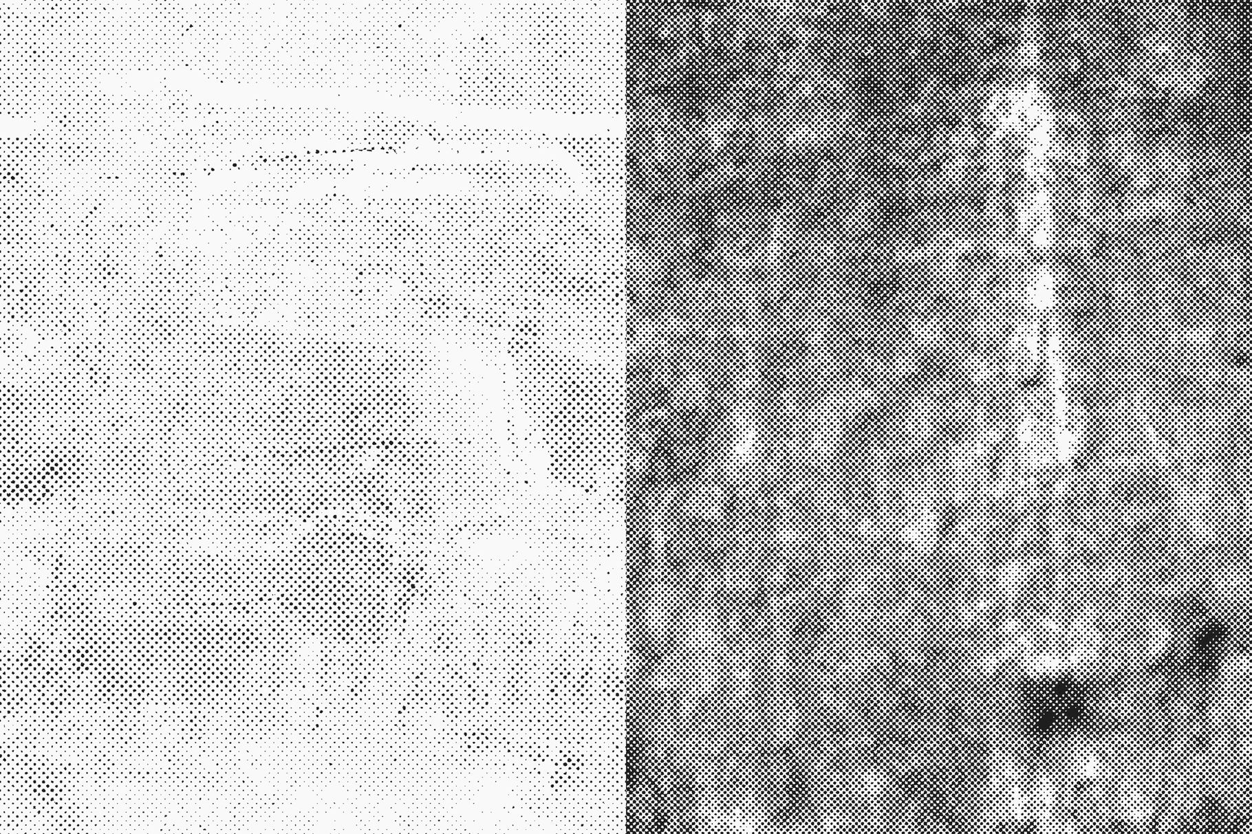 Grunge Halftone Texture Overlays