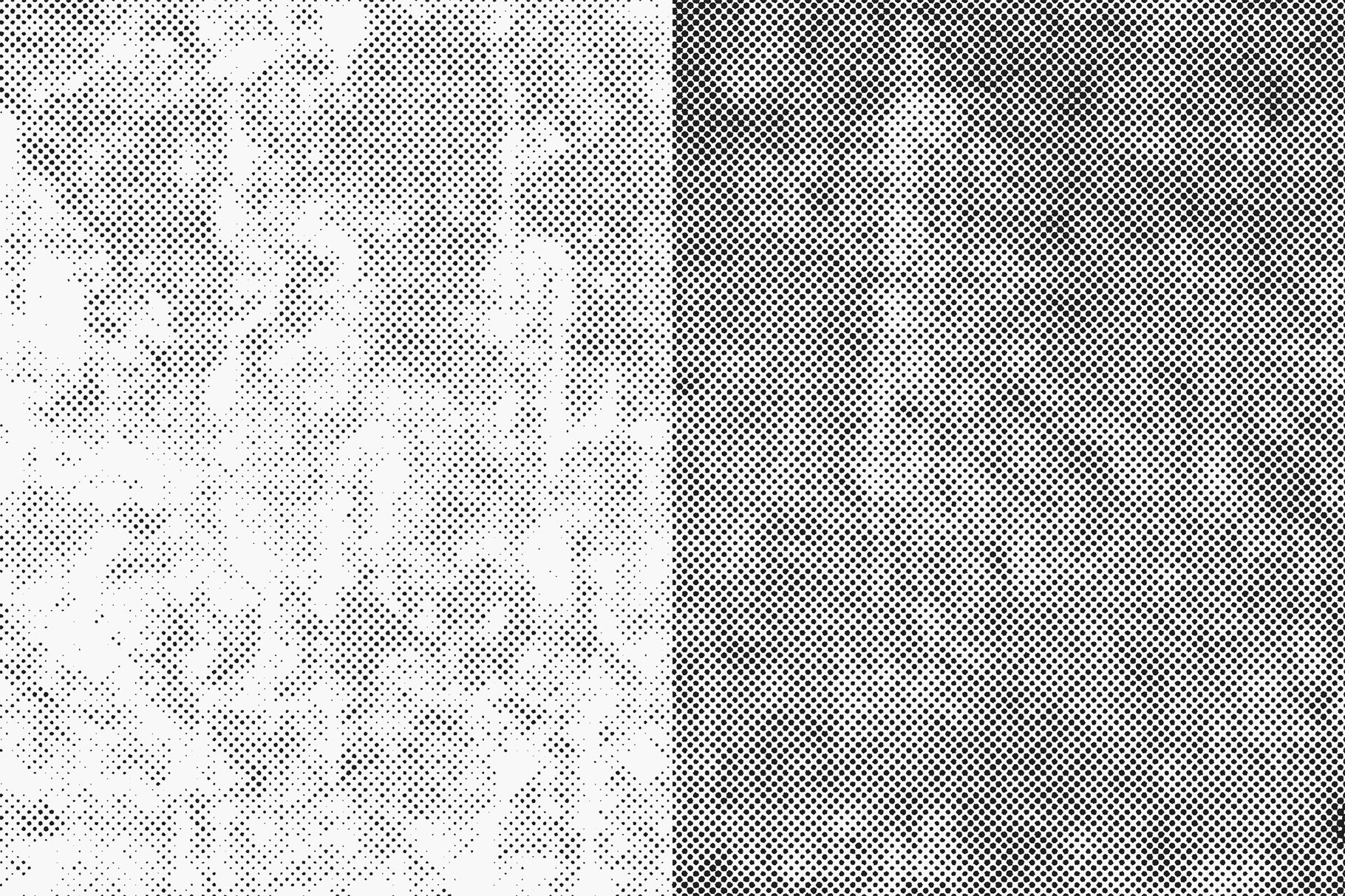 Grunge Halftone Texture Overlays