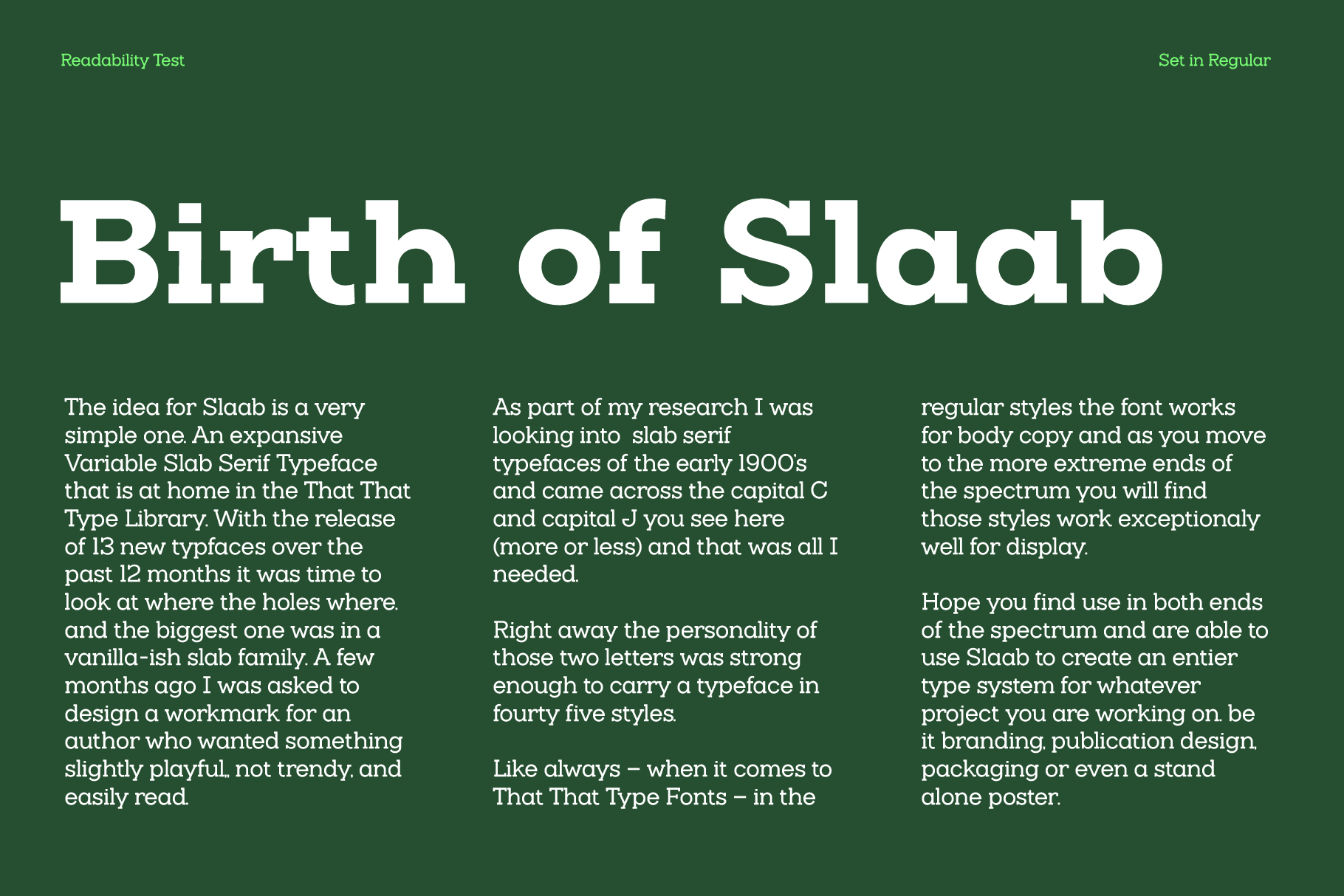 Slaab - Variable Slab Serif Font Family