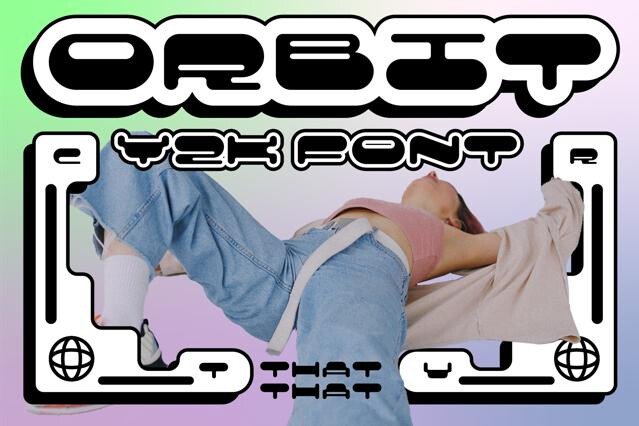 Orbit - Rounded Futuristic Display Font