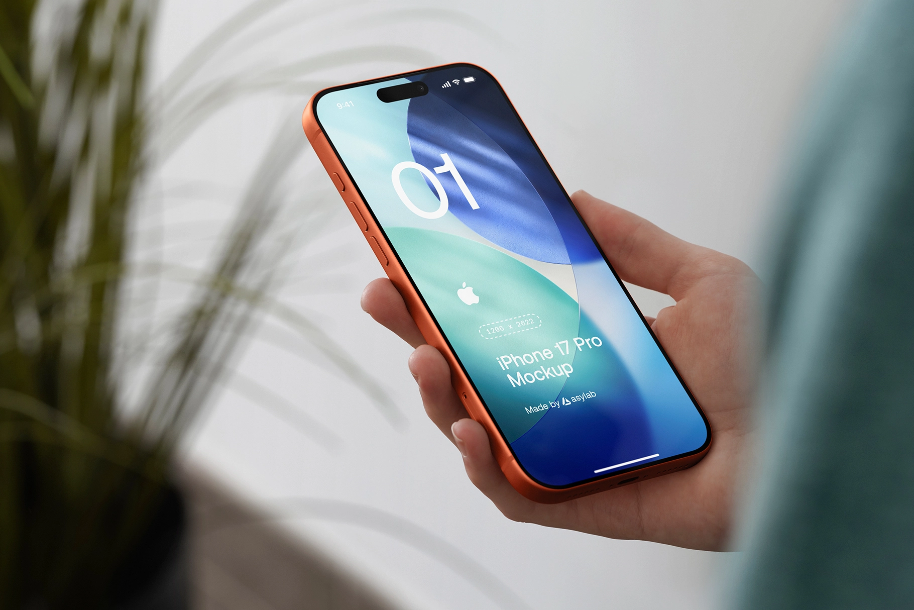 Handheld iPhone 17 Pro Mockup