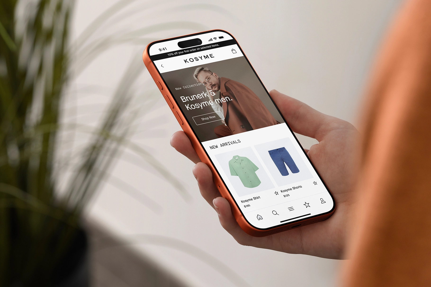 Handheld iPhone 17 Pro Mockup