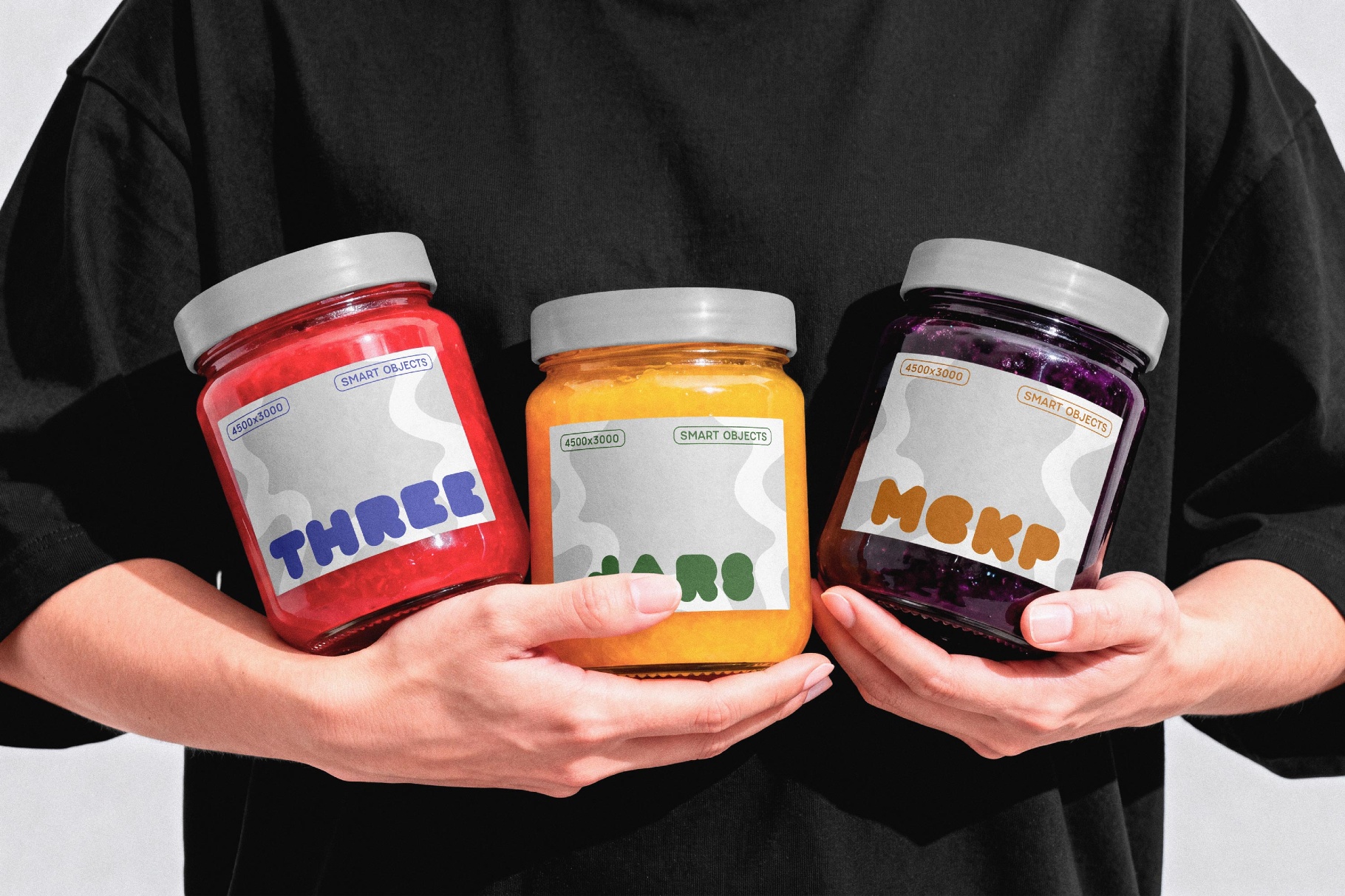 Food Packaging / Glass Jars Mockup
