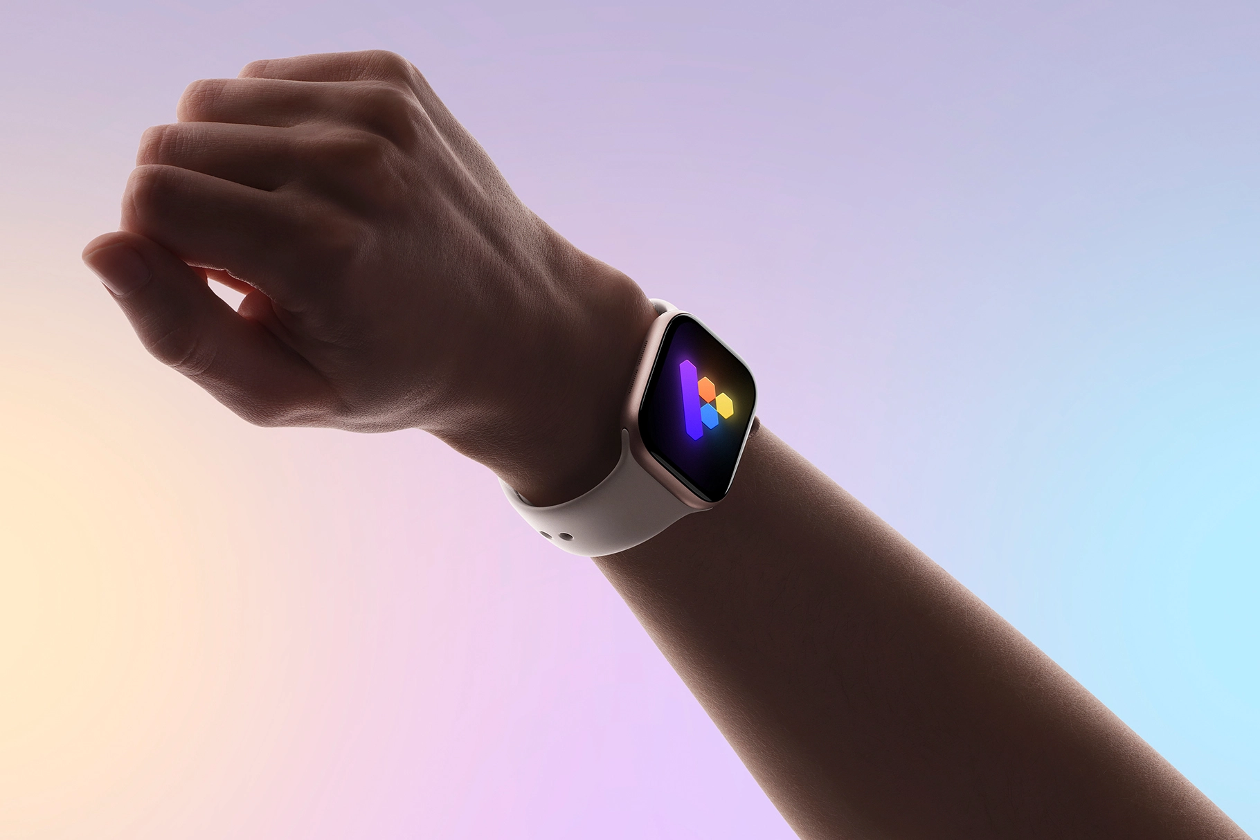 Apple Watch Series 11 Upward View Mockup