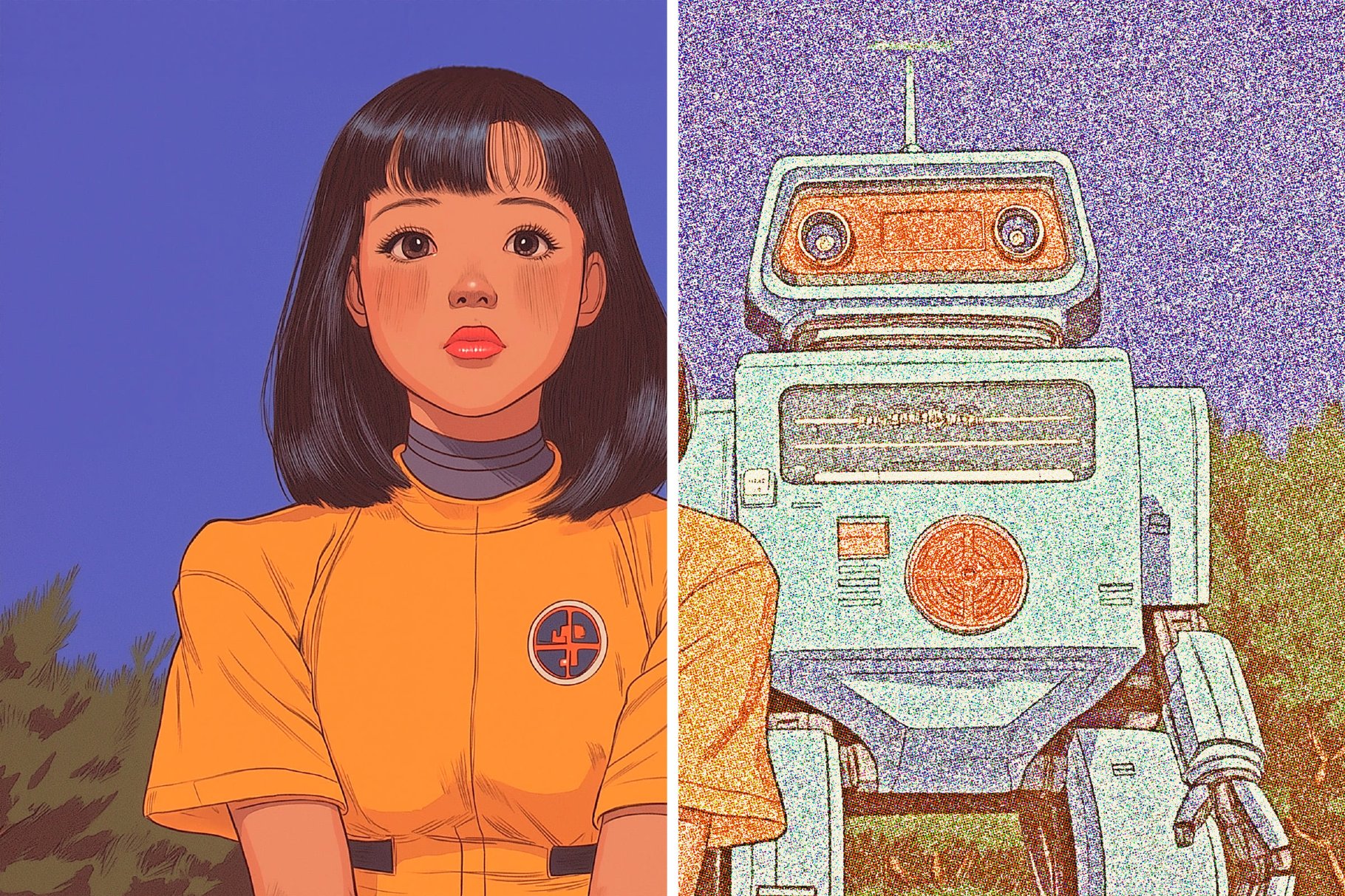 Retro Risoprint Photo Effect