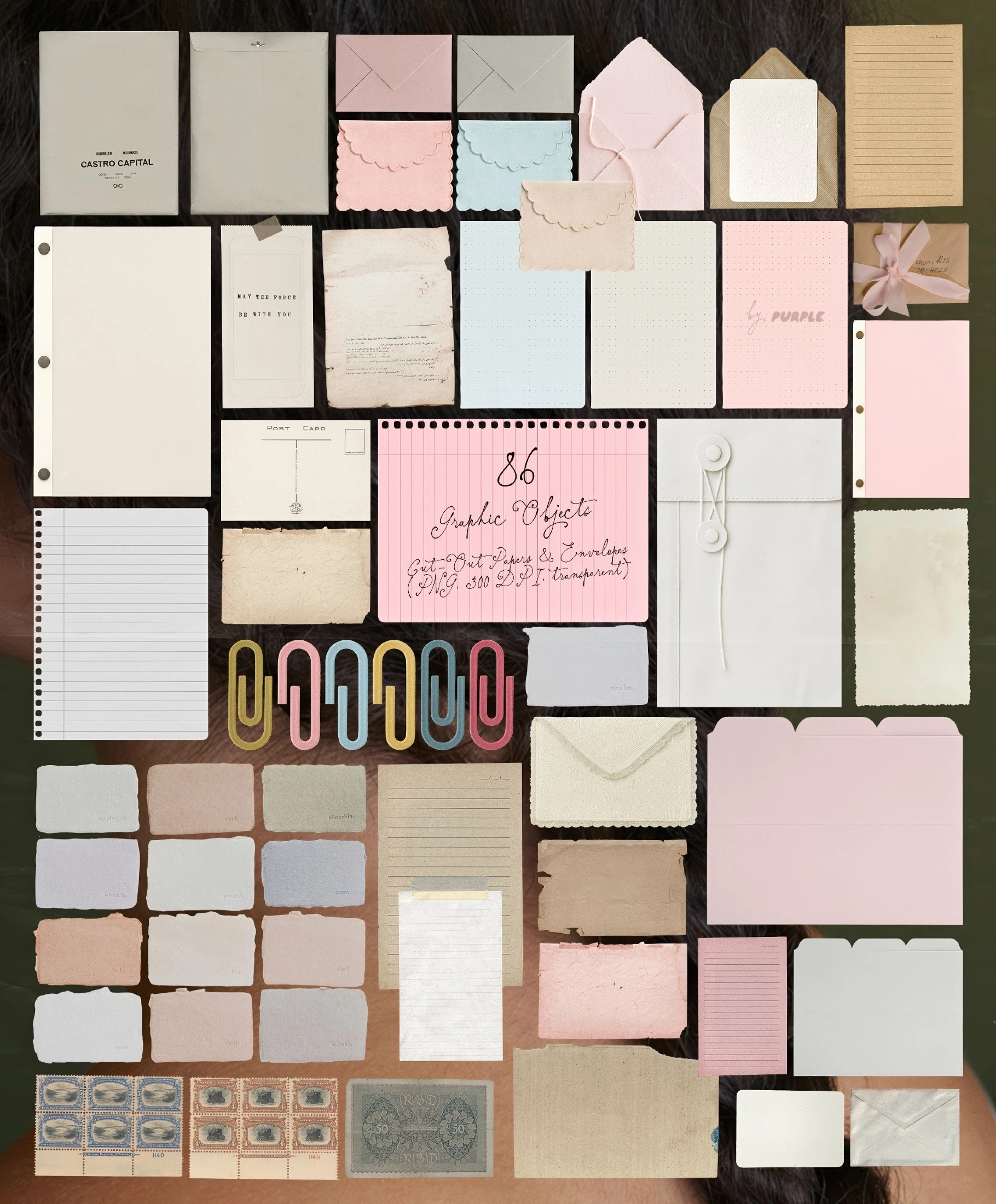 Soft Files: Minimal Archive Collage