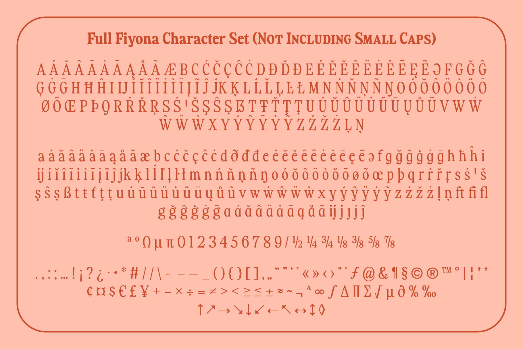 Fiyona - Retro Soft Serif Font Family