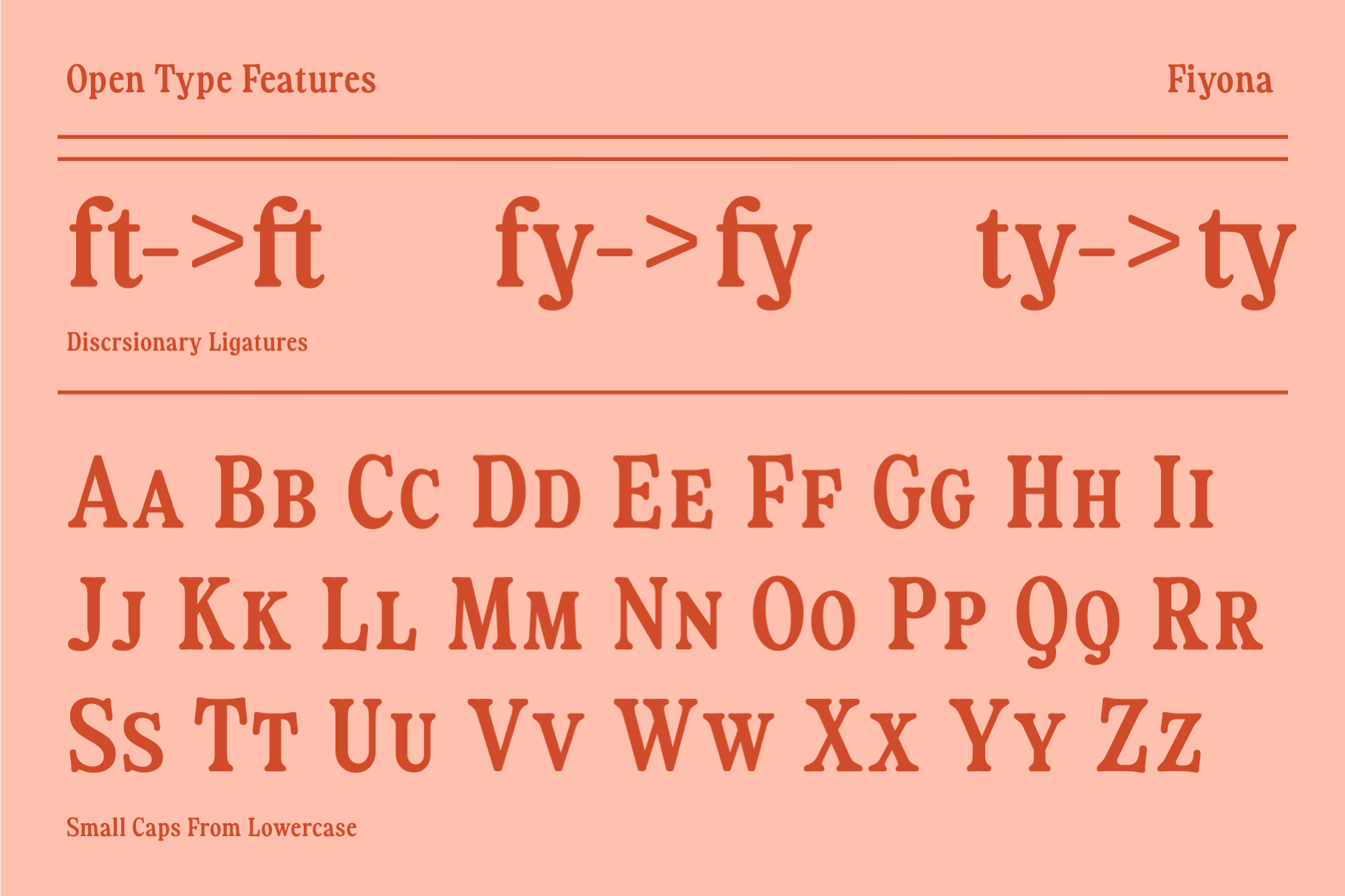 Fiyona - Retro Soft Serif Font Family
