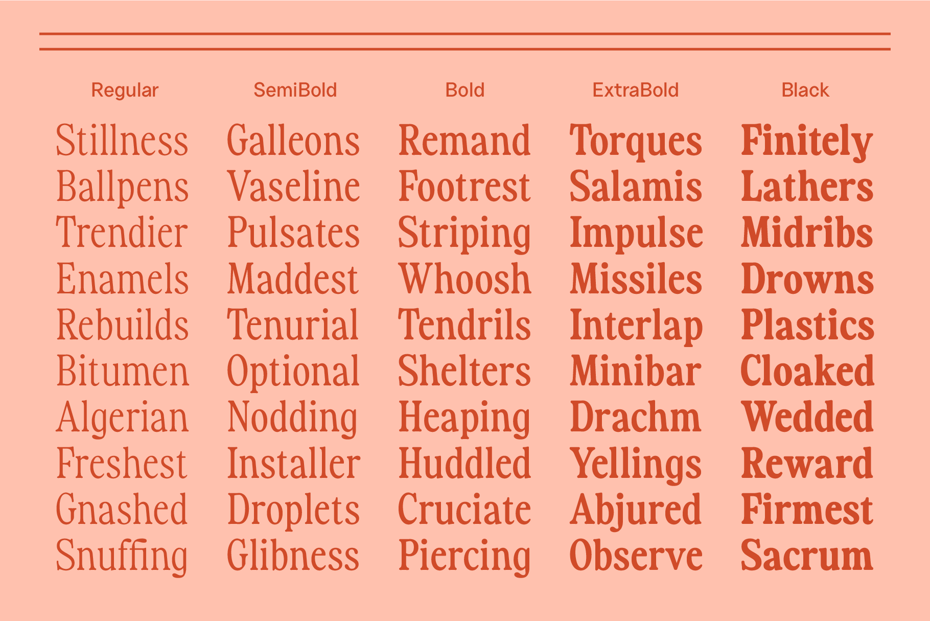 Fiyona - Retro Soft Serif Font Family