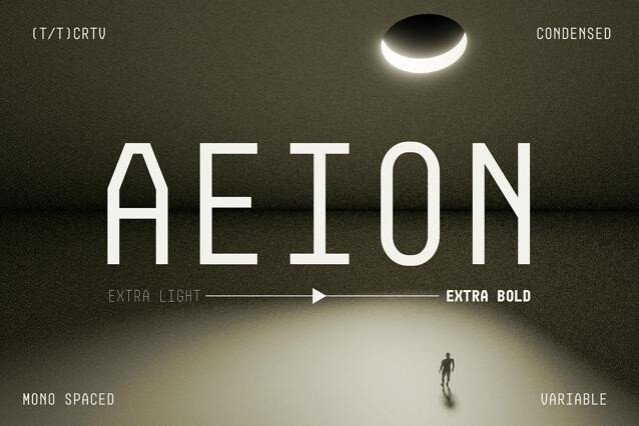 Aeion - Condensed Tech Mono Font Family