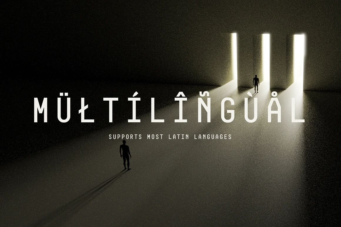 Aeion - Condensed Tech Mono Font Family