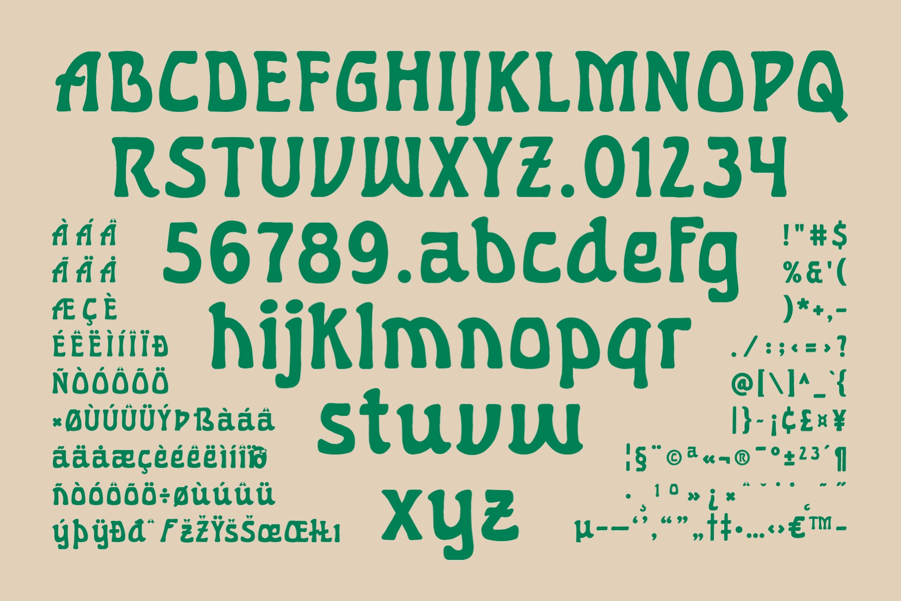 Sunwave - Vintage Surf Display Font