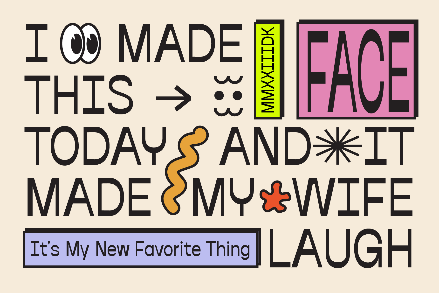 Mackerol - Bold Reverse Contrast Display Font