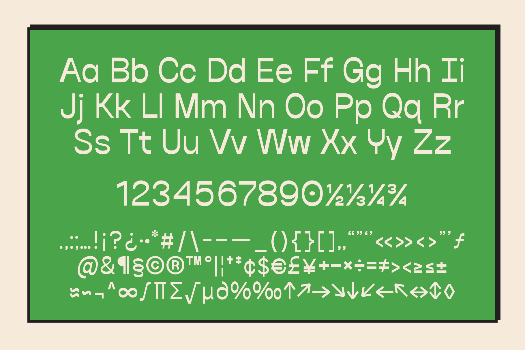 Mackerol - Bold Reverse Contrast Display Font