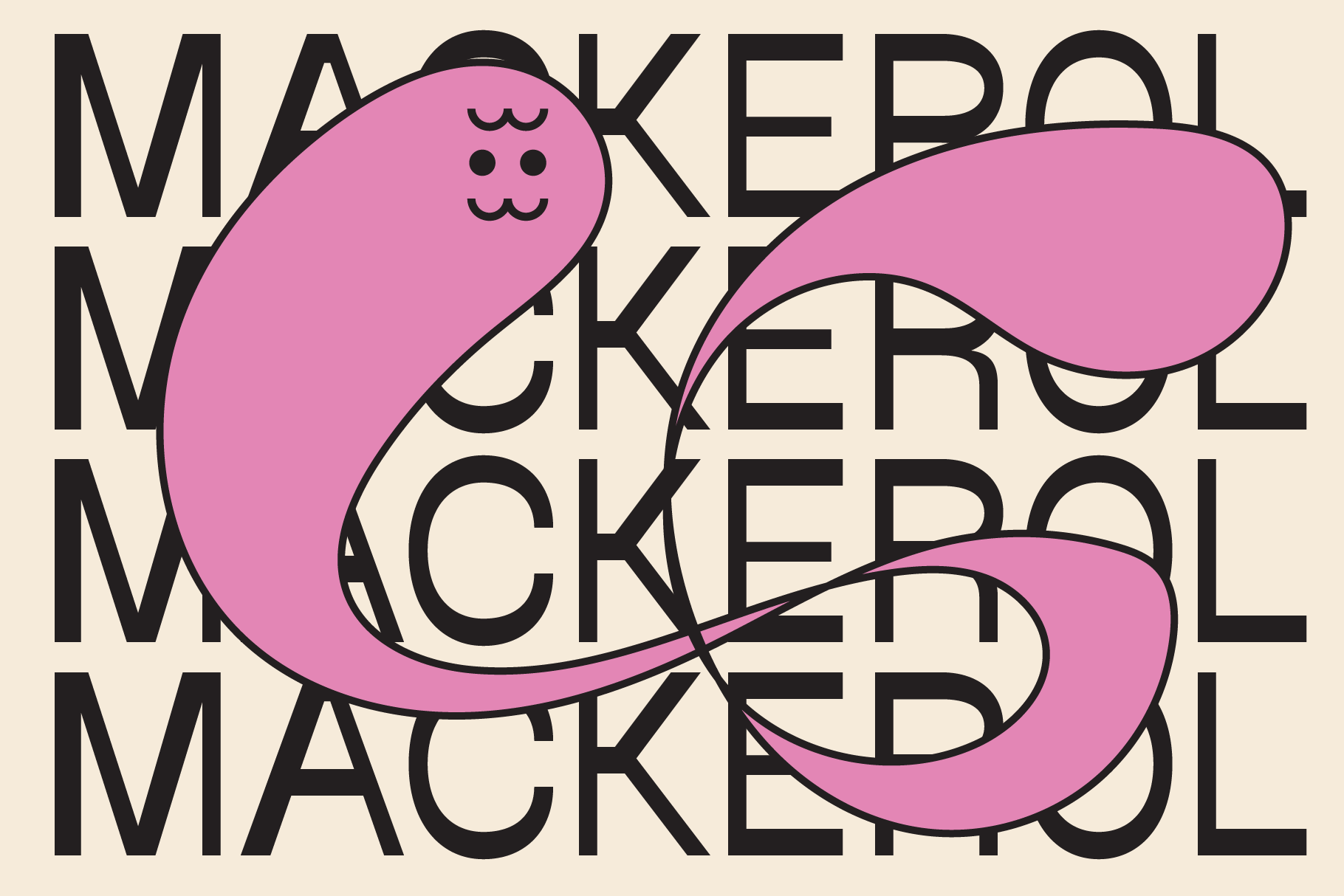 Mackerol - Bold Reverse Contrast Display Font