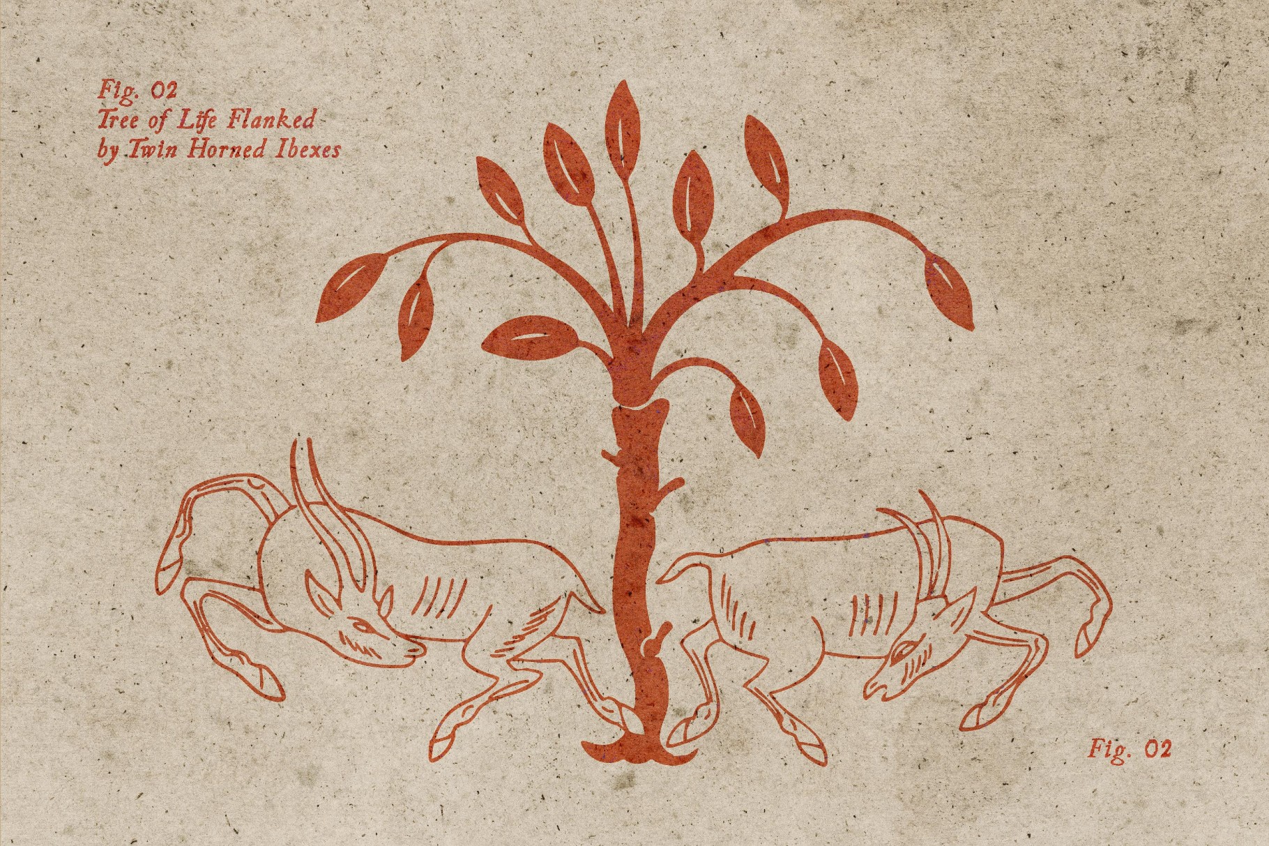 Animalist Folklore. 20 Folk Art Vector Elements