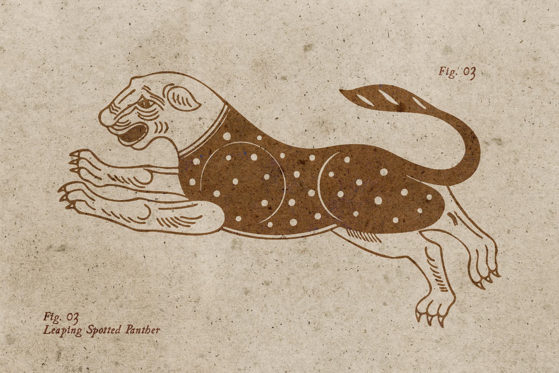 Animalist Folklore. 20 Folk Art Vector Elements