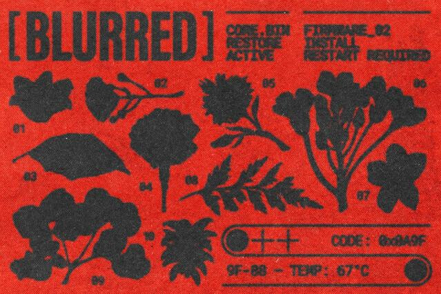 Blurred Toner Printer Effect