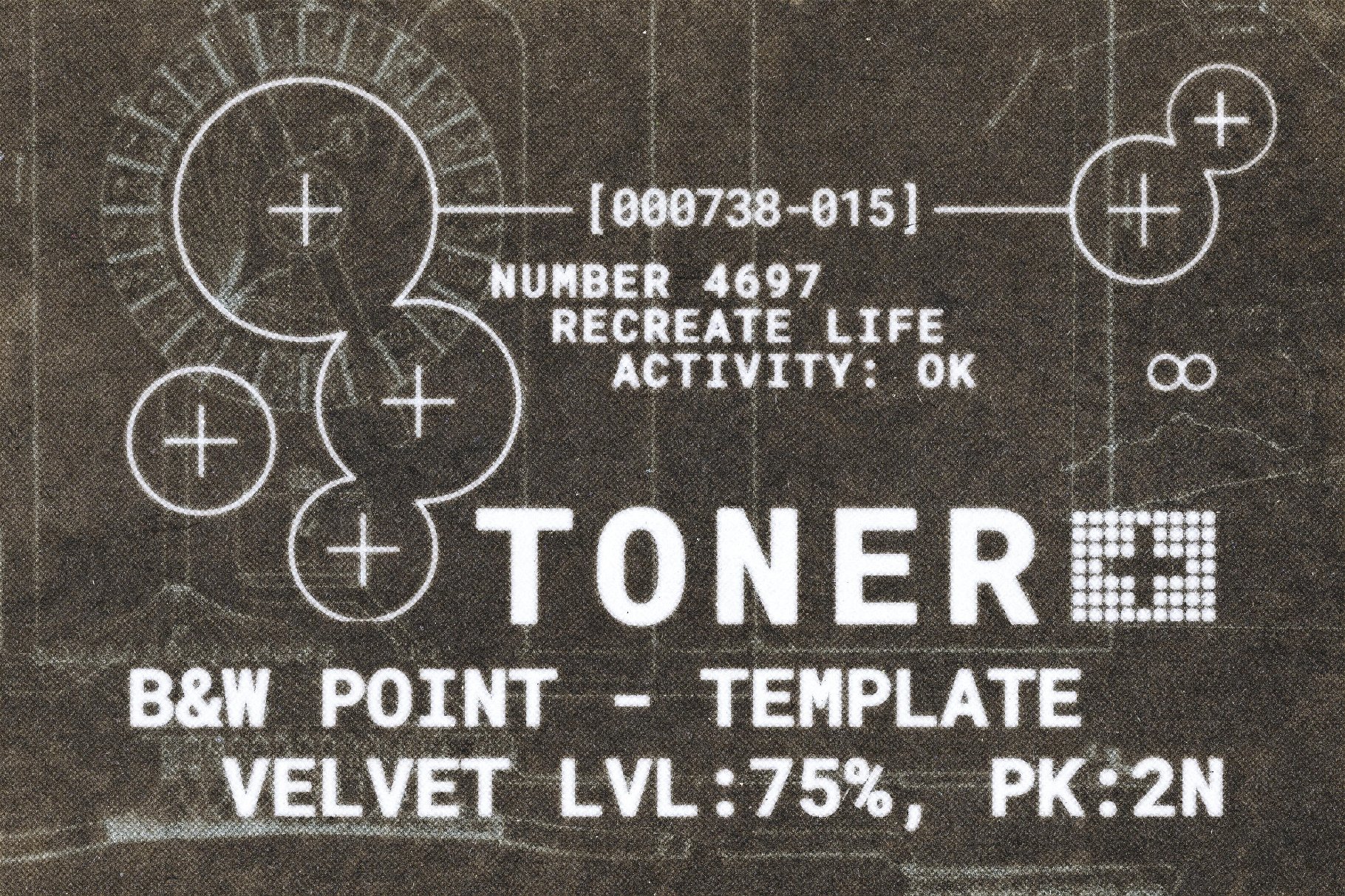 Blurred Toner Printer Effect