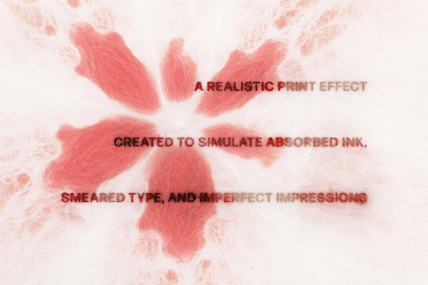 Ink Bleed Mockup