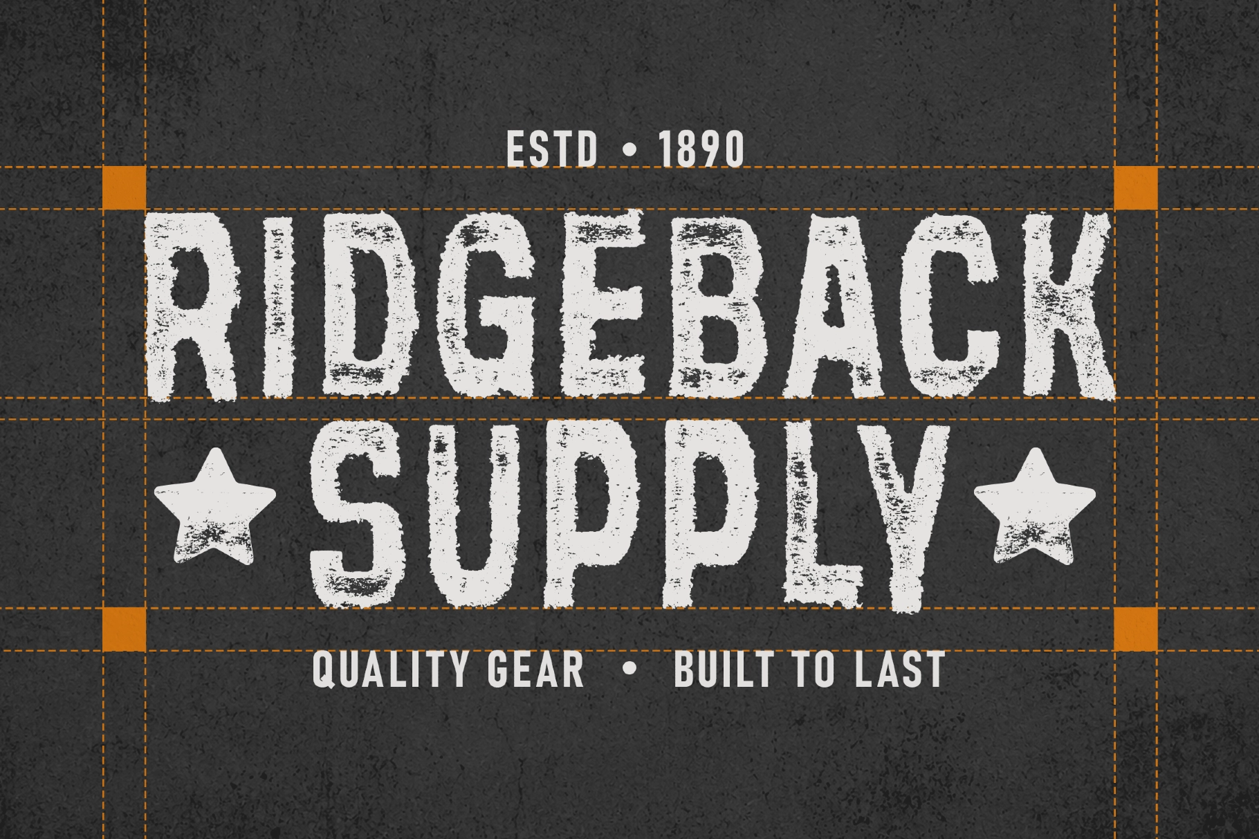 Inkdust - Distressed Vintage Sans Serif Font