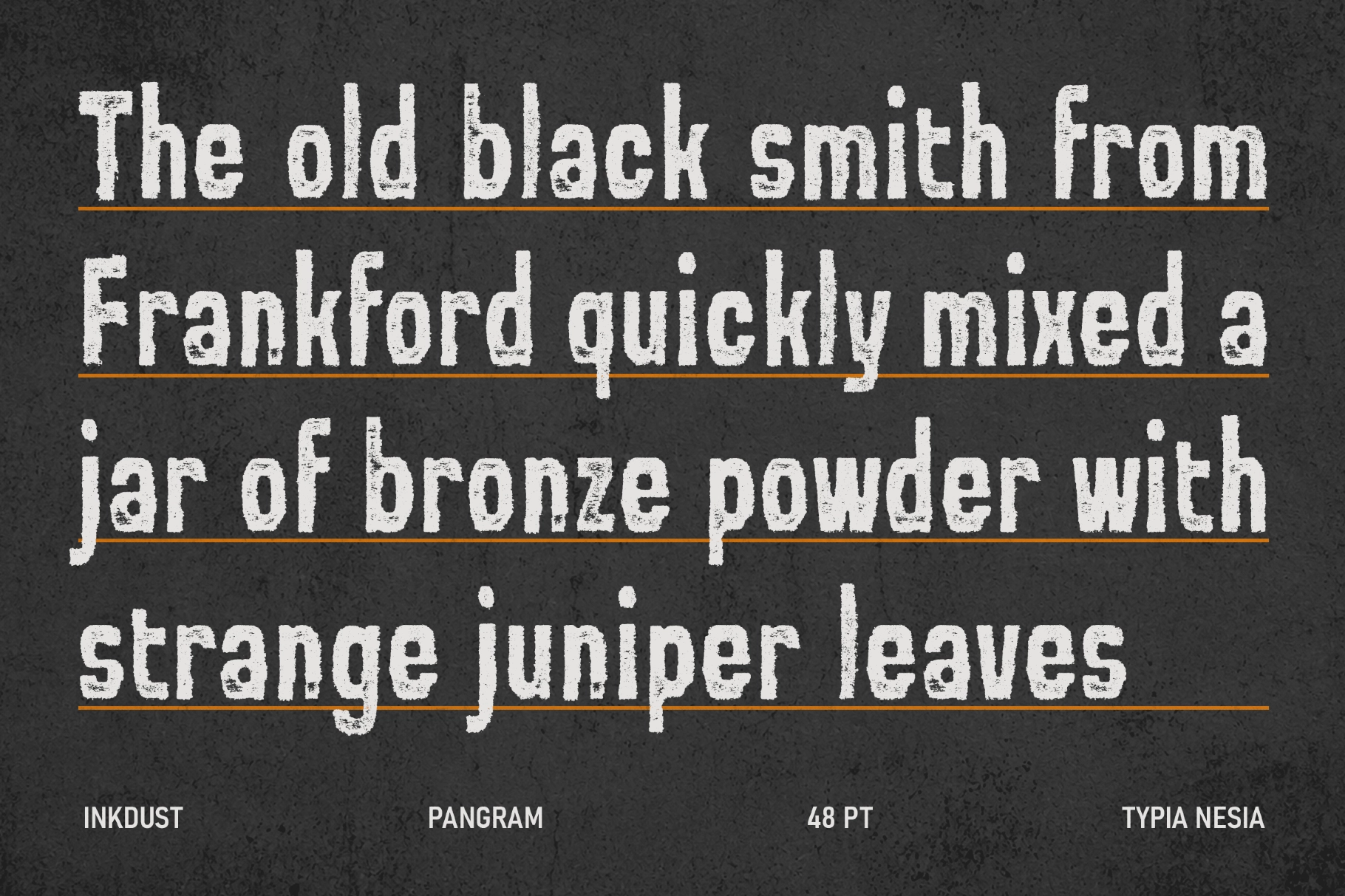Inkdust - Distressed Vintage Sans Serif Font