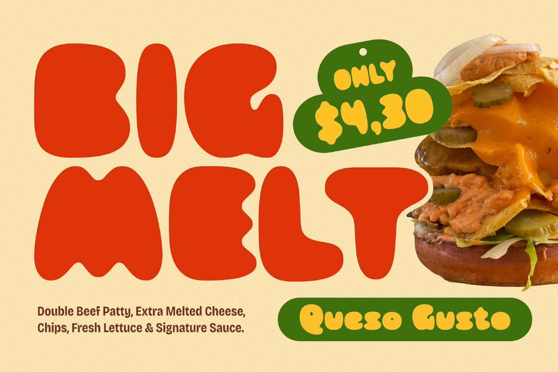 Crumb Buns - Chunky Bubble Display Font