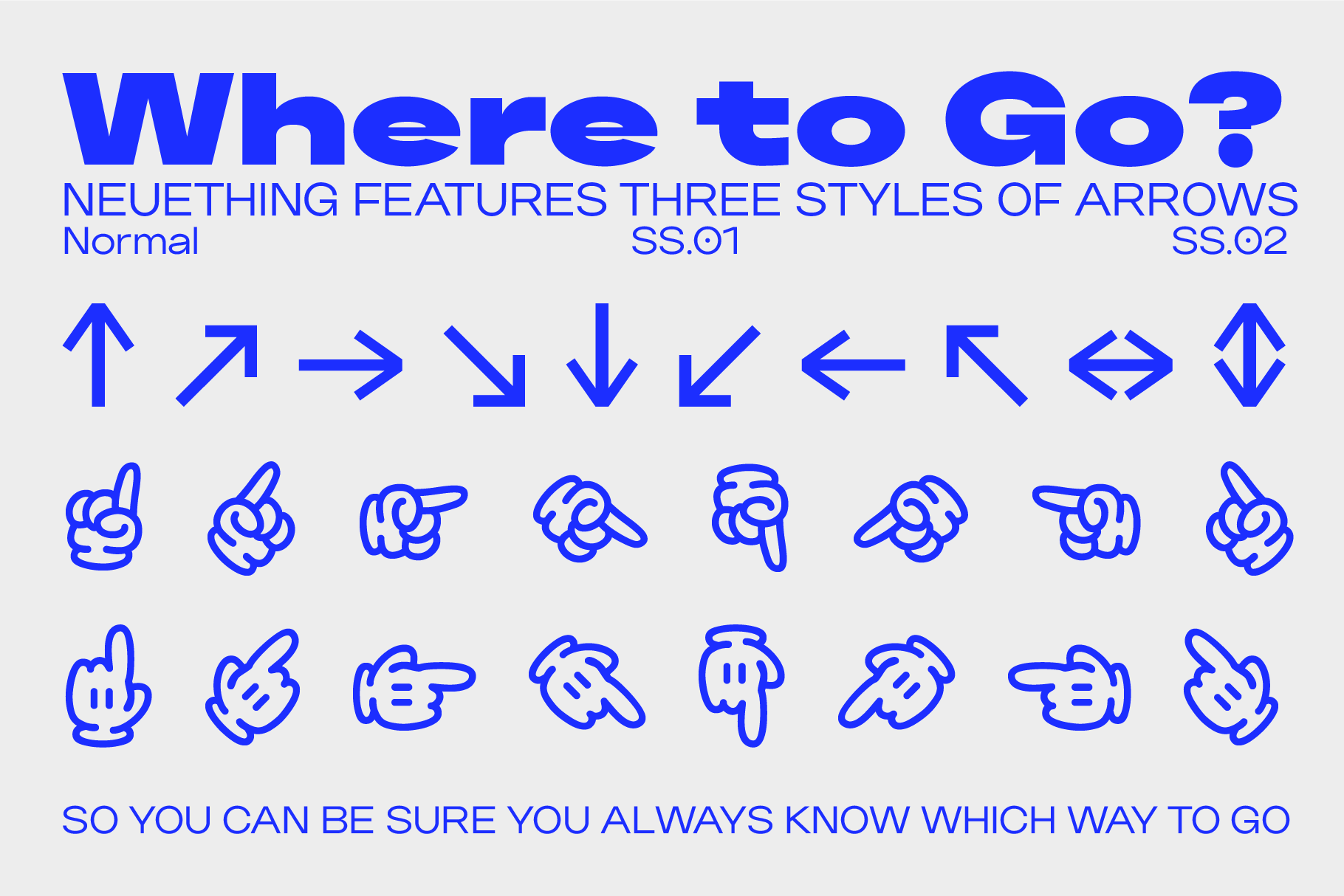Neuething - Geometric Sans Font Family