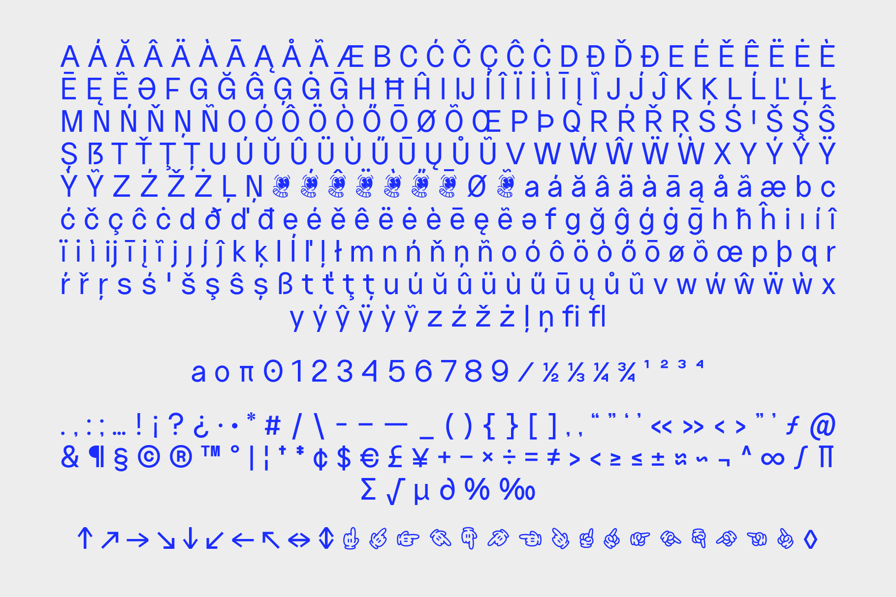 Neuething - Geometric Sans Font Family