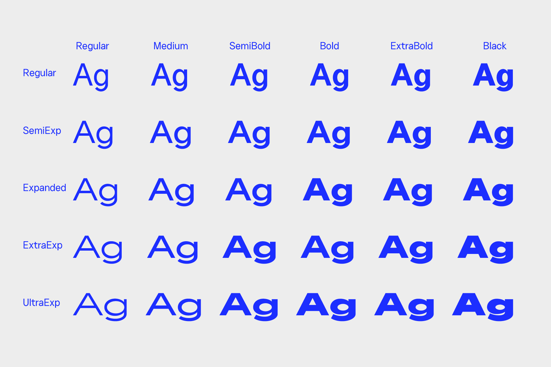 Neuething - Geometric Sans Font Family