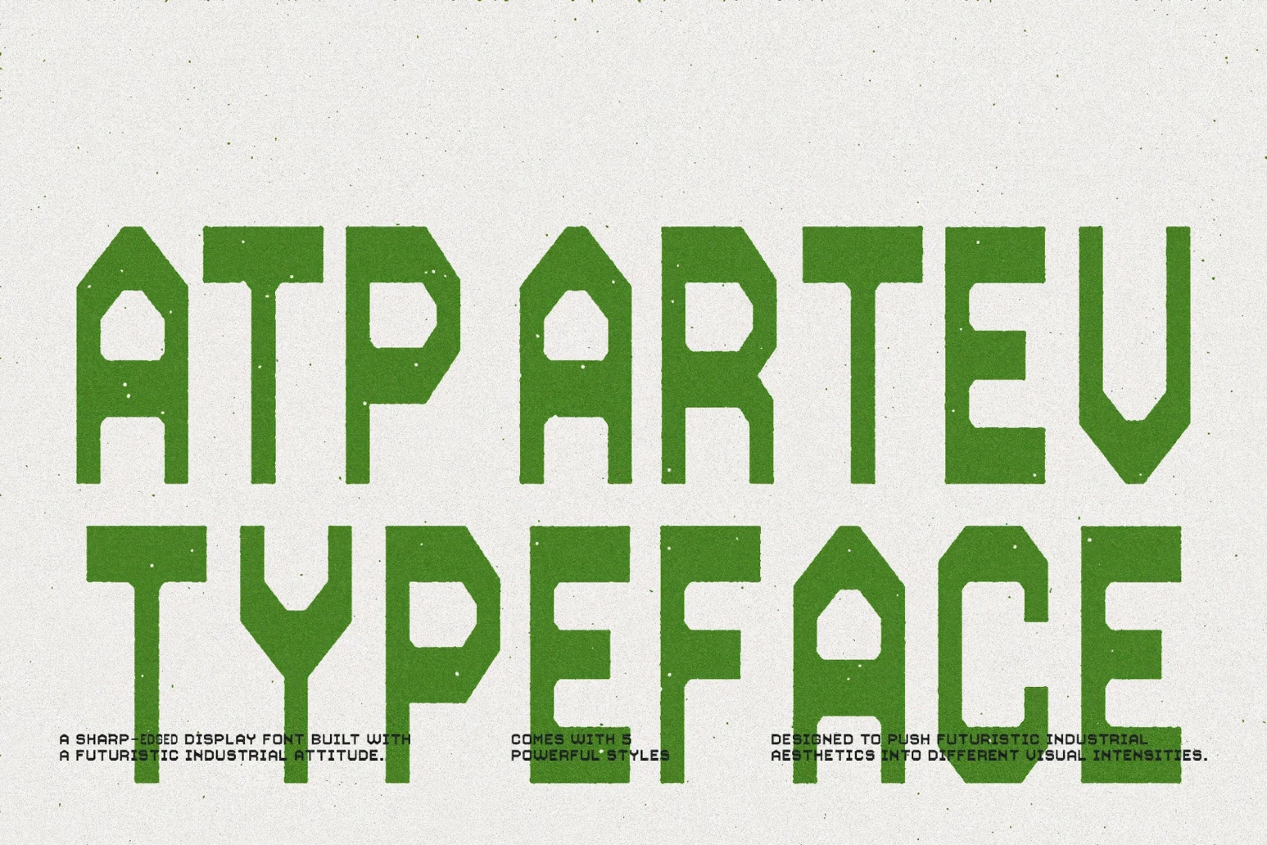 Artev – Geometric Sans Serif Font