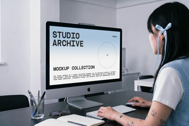 Desktop Screen Mockup