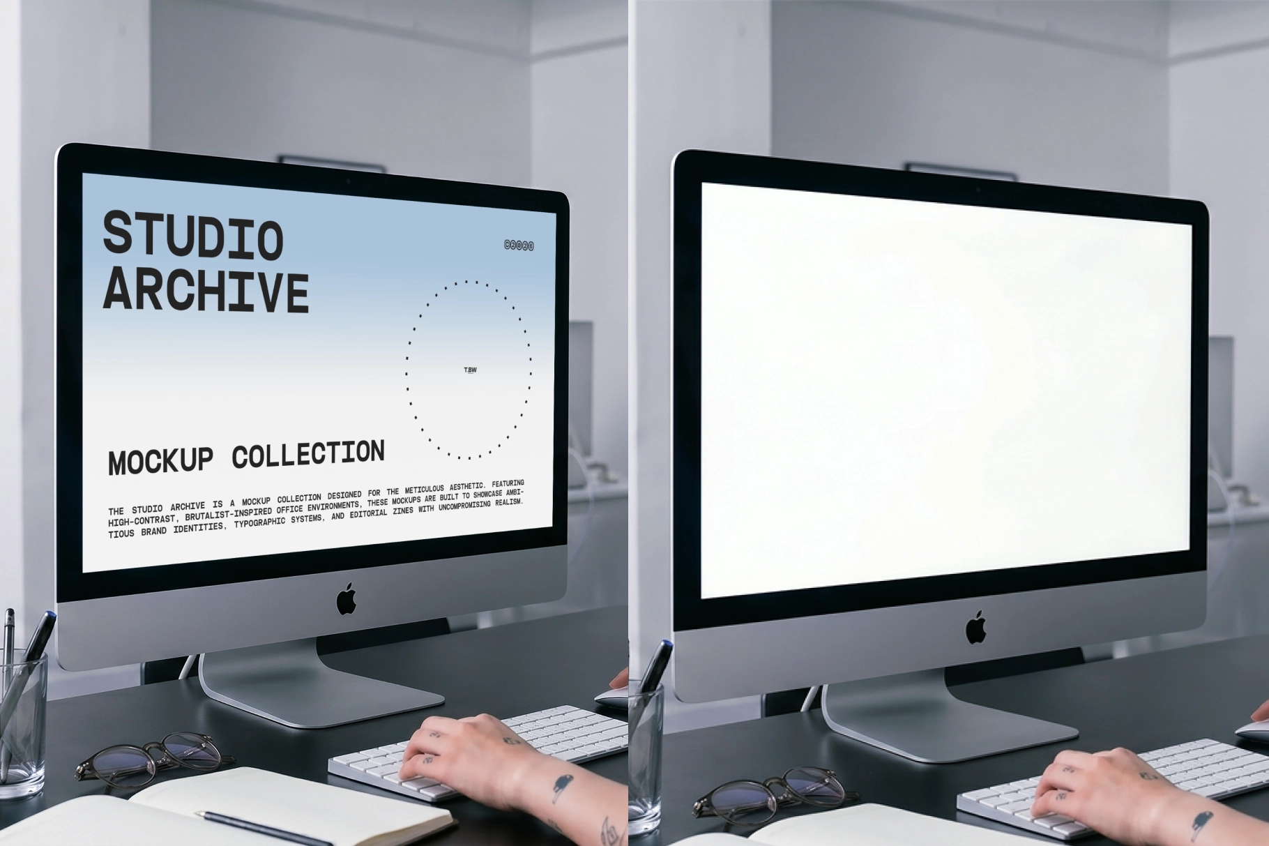 Desktop Screen Mockup