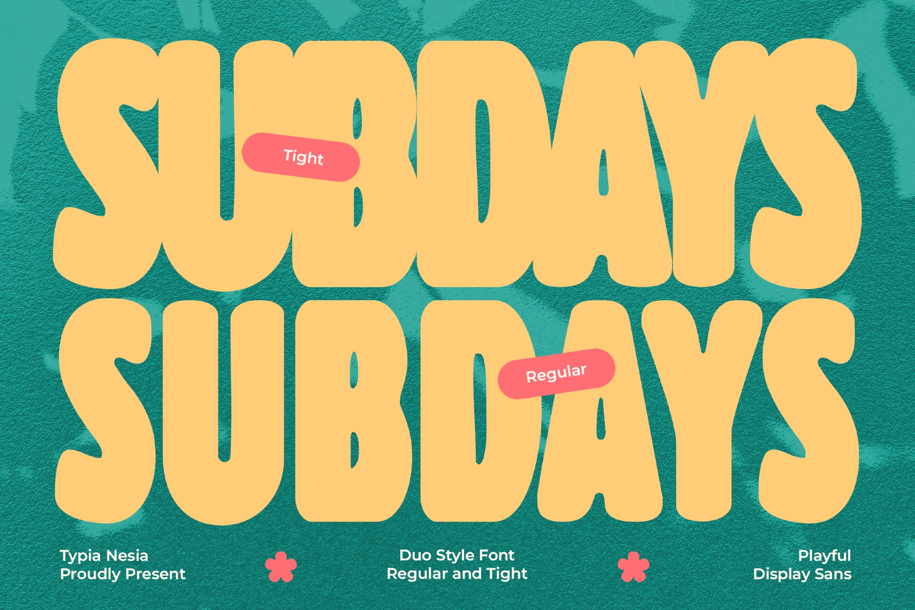 Subdays - Chubby Bubble Display Font