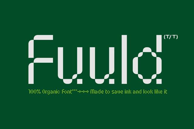 Fuuld - Pixel Tech Display Font