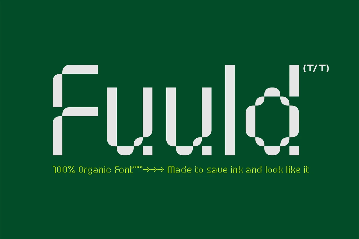 Fuuld - Pixel Tech Display Font