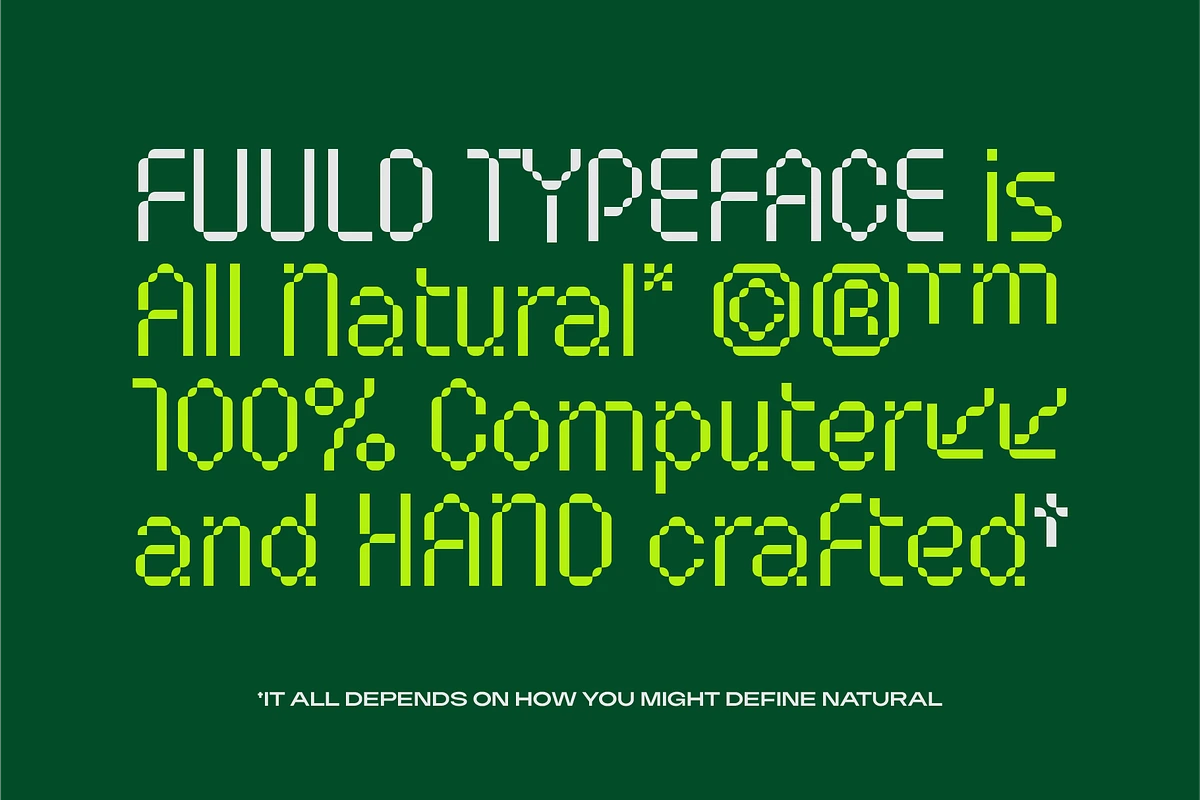 Fuuld - Pixel Tech Display Font