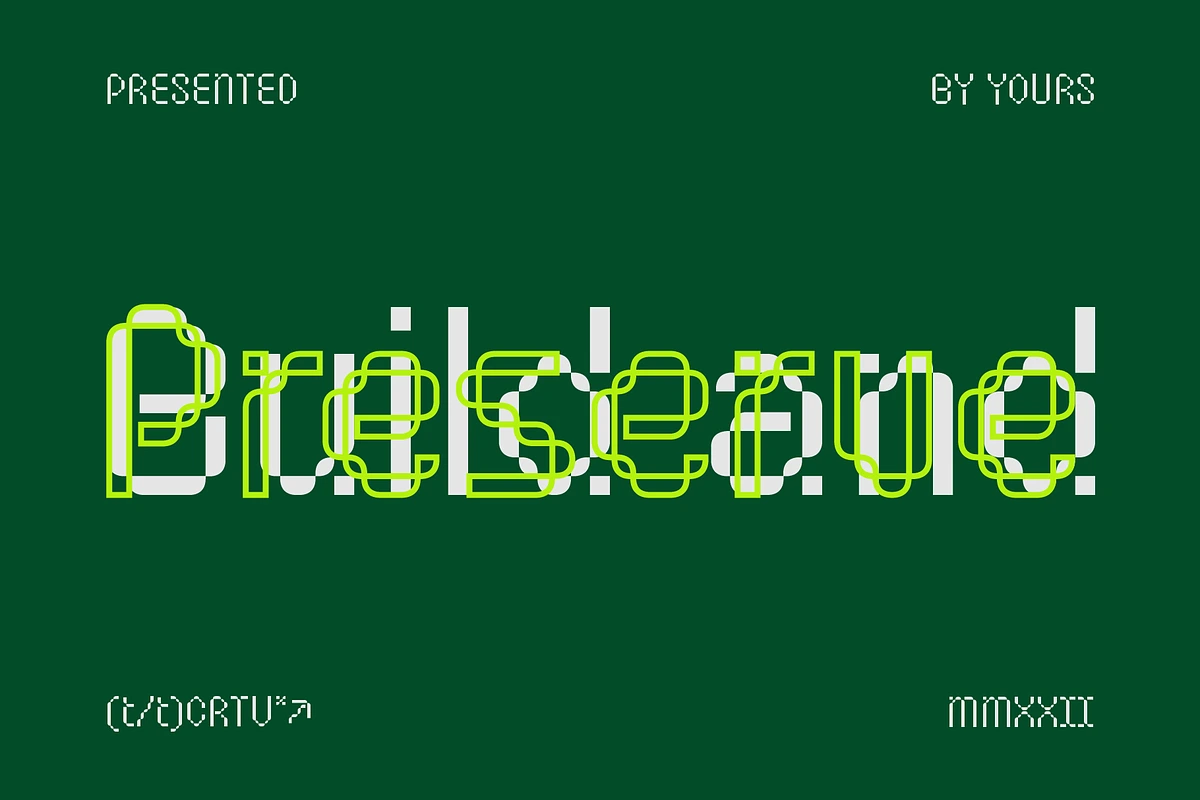 Fuuld - Pixel Tech Display Font