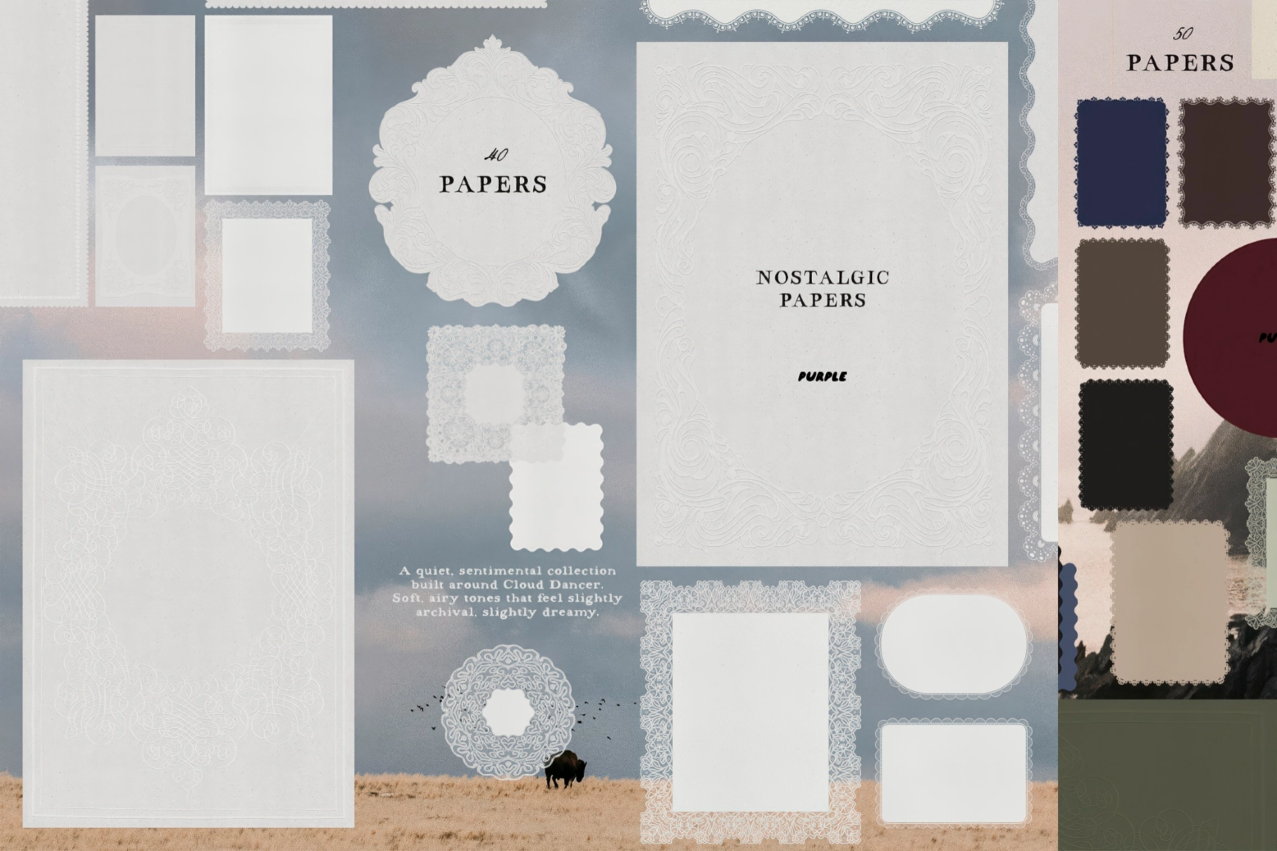 Nostalgic Papers & Frames