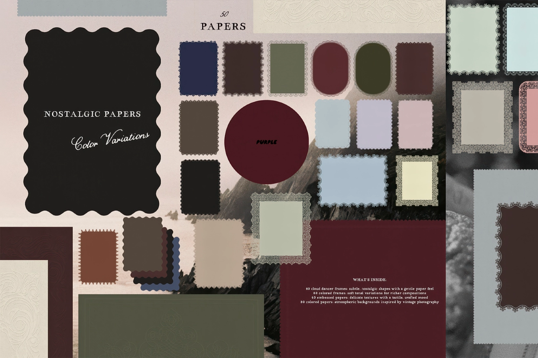 Nostalgic Papers & Frames