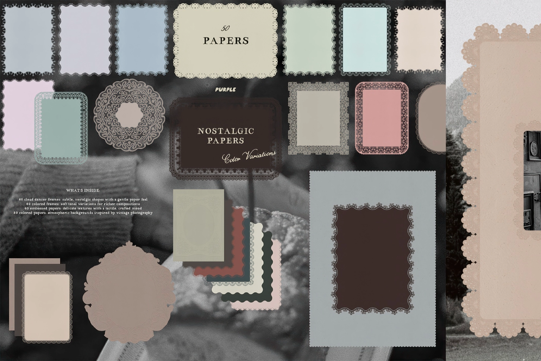 Nostalgic Papers & Frames