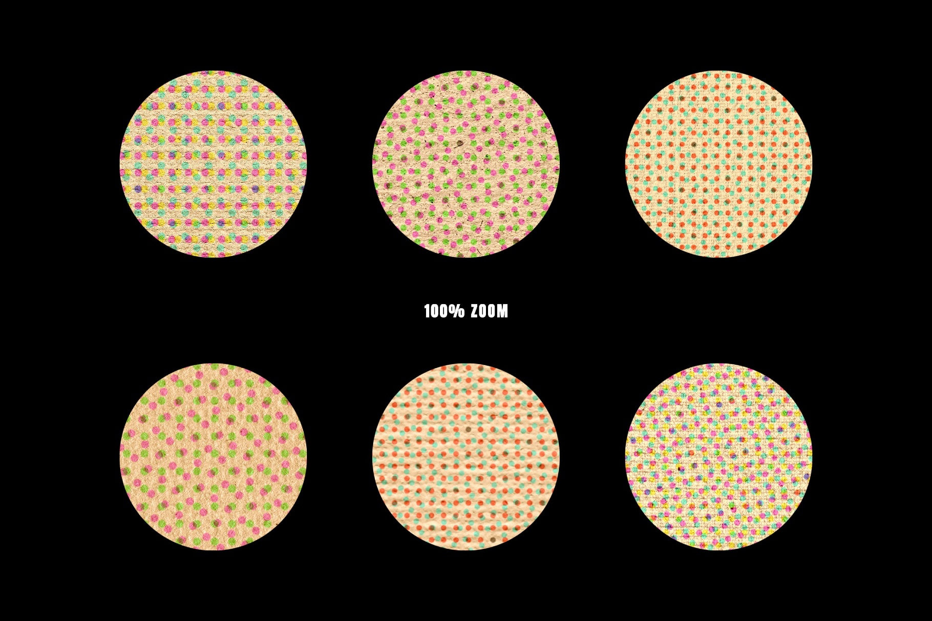 Kraft Riso Color Halftone Texture