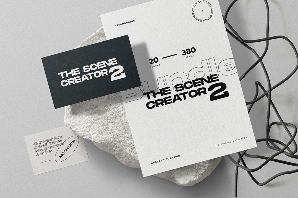 Download Download Topview Stationery Mockup Scene