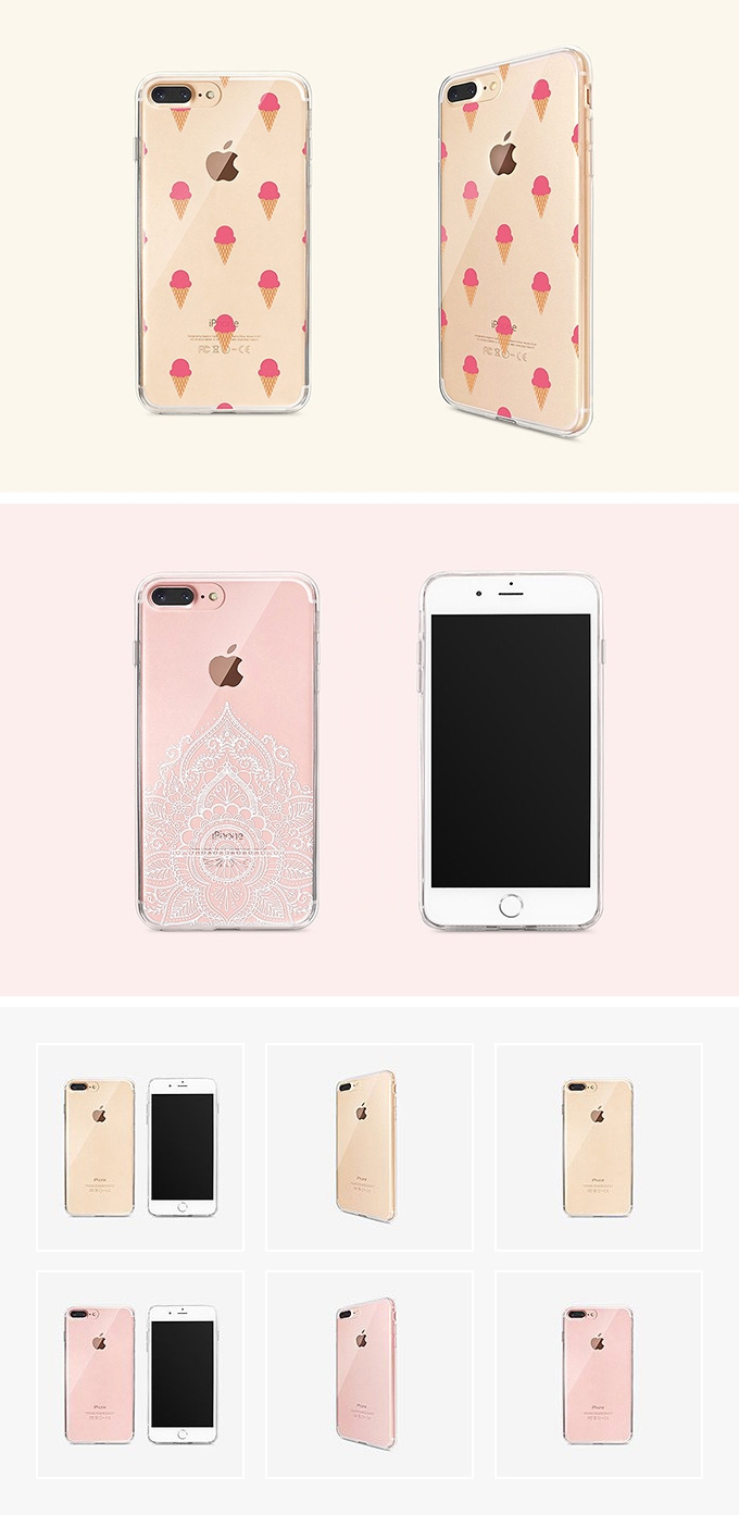 iPhone 7 Case Mockup — download PSD template
